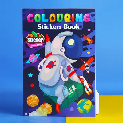 A5 3D-Kinder-Malbuch mit Einhorn-Motiv - 7