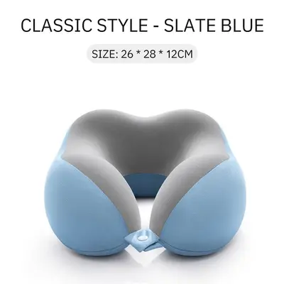 Memory Foam U-Kissen, Reisekissen für Nacken, atmungsaktiv - 12