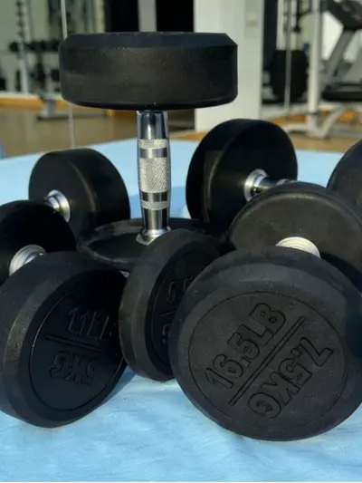 Sabit Dambıl Ticari Ev Kullanımı Çok Ağırlıklı Set Fabrika Doğrudan Satış Stok Toptan Satış Katı Demir 2.5-50kg Kas Geliştirme - 5