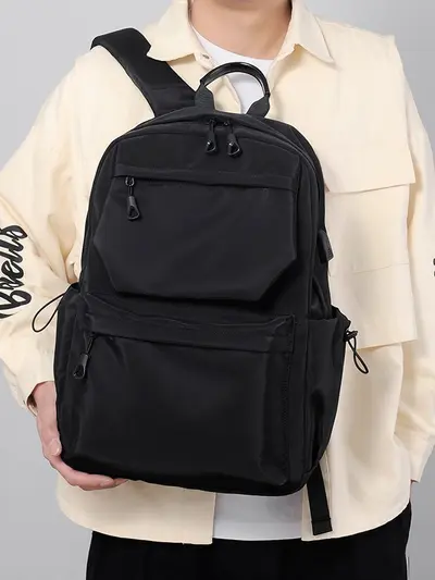 Men's Water-Resistant Backpack Large Capacity with Laptop Compartment - 5