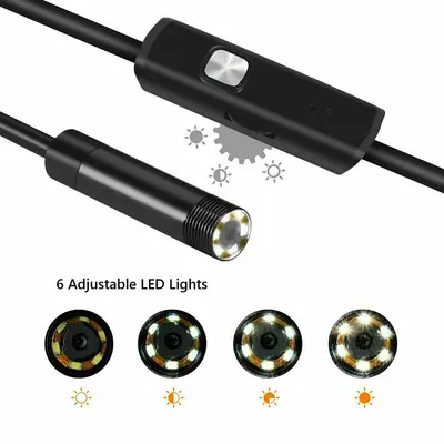 Tip-C5.5/7mm doğrudan bağlantı Android cep telefonu endoskop kamera oto tamir borusu görsel su geçirmez prob
