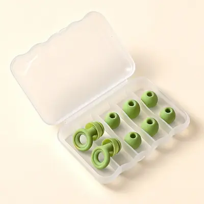 Silicone Filter Earplugs, Noise Reduction Sleep Earplugs, Washable - 11