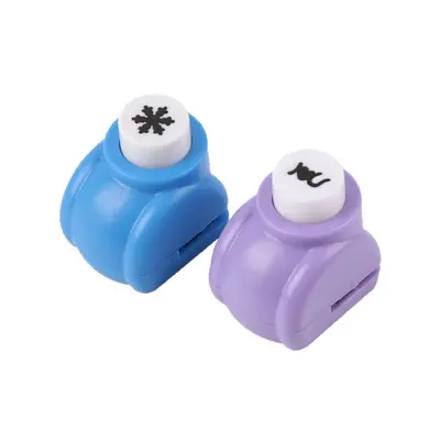 Stamp Embossing Tool Small Children's Handicraft Set Labor-Saving Hole Punch Kindergarten Journal Five-Pointed Star Lace Scissors
