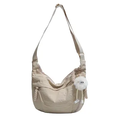 Damen Nylon Crossbody Handytasche, vielseitige Dumpling-Form - 7