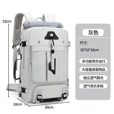 New super large capacity male outdoor expandable travel cabin size backpack travel large luggage bag - 9