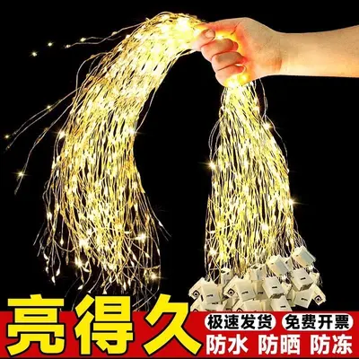 led铜线灯串彩灯三档LED小白盒串灯 表白礼盒波波球装饰氛围布置 - 2