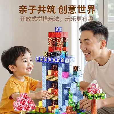 Minecraft Magnetic Blocks Full Set Educational Building Toy - 4