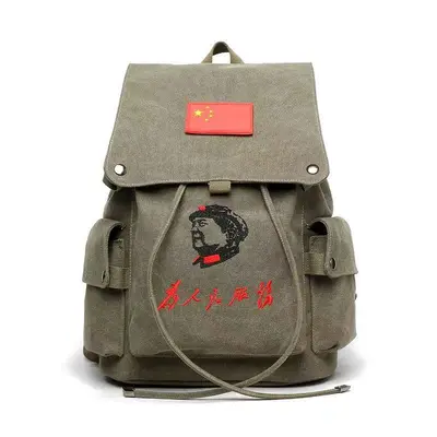 Men's Canvas Retro Daily Backpack - 10