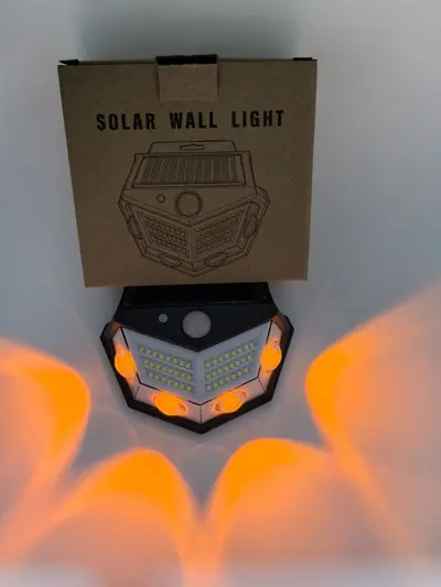 Solar Outdoor Wall Light, Waterproof, Motion Sensor, Garden Wall Washer - 7