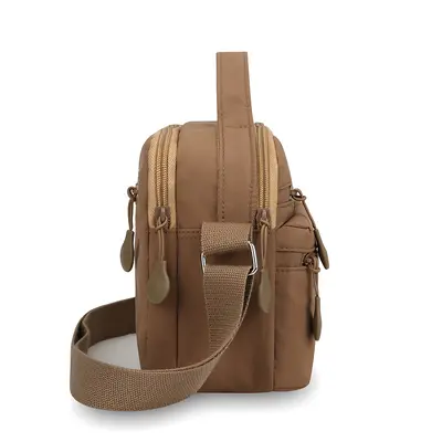 Small Square Nylon Crossbody Bag, Multifunctional Women's Shoulder Bag - 5