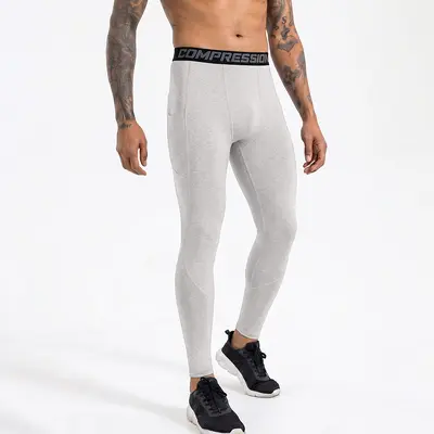 Men's Breathable Quick-Dry High-Stretch Compression Sports Tights - 10