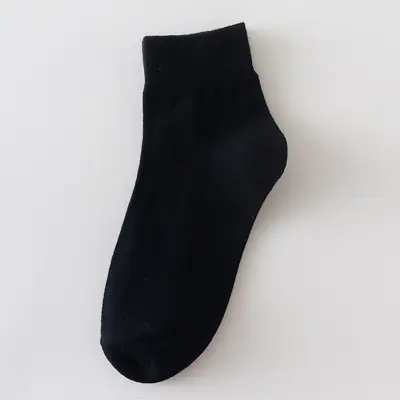 Kadın Orta Boy Çorap Sonbahar Kış Basit Saf Renk Çok Amaçlı Pamuk Çorap Dört Mevsim Nefes Alabilen Orta Boy Çorap Bahar Sonbahar Kız Kaymaz - 6