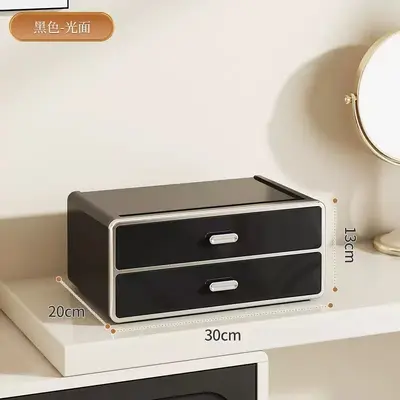 Cosmetics storage box with drawers, dustproof - 13