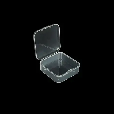 Transparent 5.5 square storage box, dustproof
