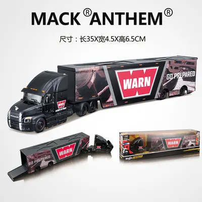 Meichitu 1:64 Container Trailer Alloy Car Model, Toy for Boys - 7