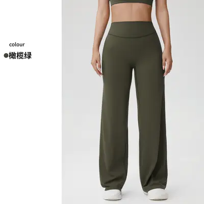 Women's Yoga Pants, High Waist, Double-Sided Brushed Fabric - 13