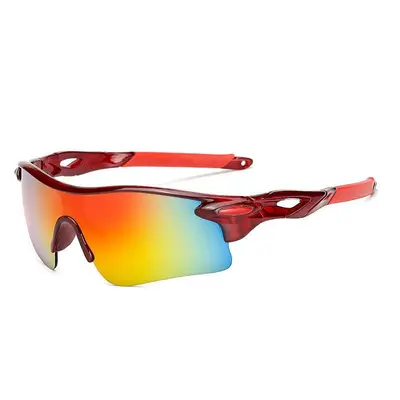 Cross-border cycling outdoor sports sunglasses 9181 new PC men's and women's sunglasses cycling glasses