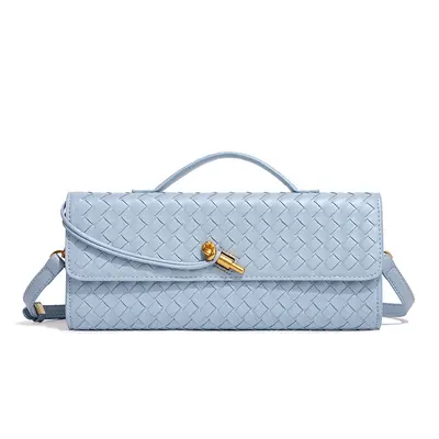 [Grenzüberschreitend spezial] Nische Webstoff Schulter-Akkordeon-Tasche, modische horizontale Handtasche, vielseitige Damen-Umhängetasche - 9