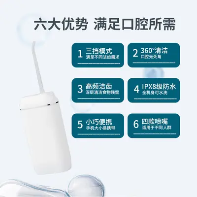 Electric Portable Home Water Flosser for Teeth Cleaning - 3