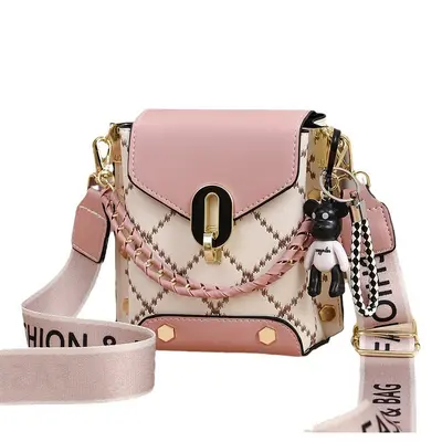 Neue Sommertasche des Herstellers im koreanischen Stil, einfache kleine quadratische Tasche, modisch vielseitig, Einzelschulter-Umhängetasche, modische Mini-Handytasche, Damenaccessoire