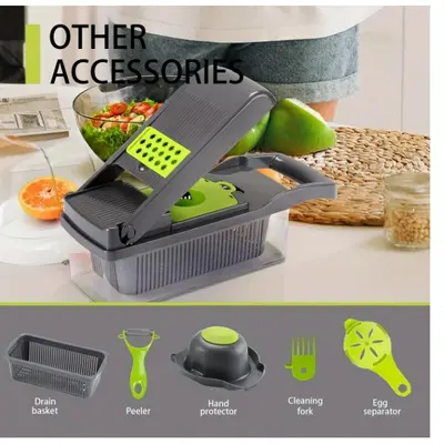 16-in-1 multifunctional vegetable and fruit cutter