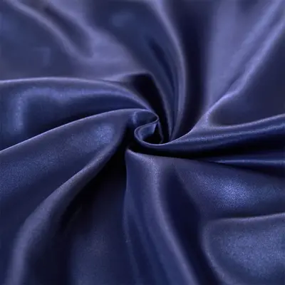 Imitation Silk Satin Fitted Sheet, Pillowcase and Duvet Cover Set - 9