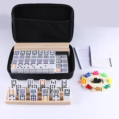 Dominosteine-Set 136 Stück, Modell 5207, Kinder-Lernspielzeug