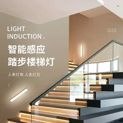 超薄衣柜灯橱柜灯led人体感应小夜灯台灯充电磁吸智能床头灯条灯