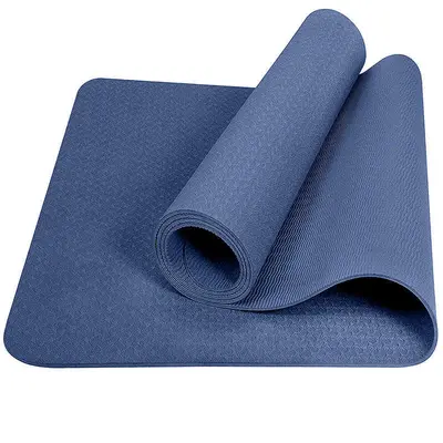 TPE-Yogamatte 6mm rutschfest und geruchlos, einfarbig - 9