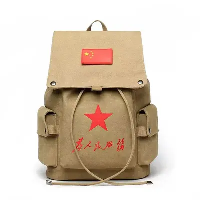 Men's Canvas Retro Daily Backpack - 7