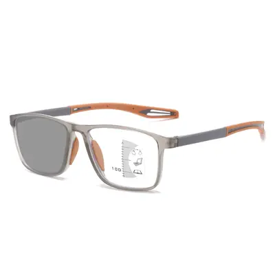 Multifocal Color-Changing Reading Glasses, Blue Light Blocking, Non-Slip