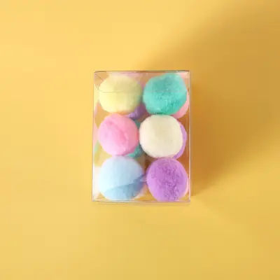 Silent Elastic Plush Ball Cat Toy - 2