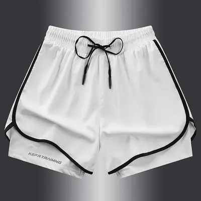 Herren-Sportshorts, Sommer, atmungsaktiv, schnelltrocknend, elastisch - 11