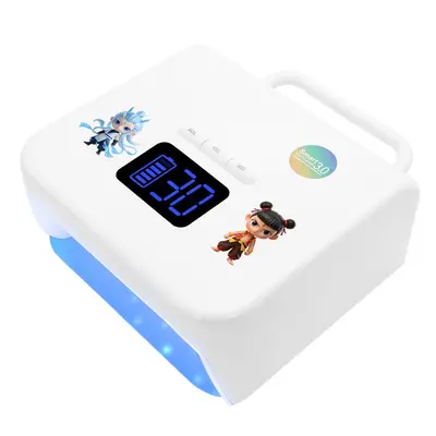 New Power Storage Nail Phototherapy Machine 220W High Power Quick Drying Gel Nail Phototherapy Machine Black Hands-Free UV Lamp