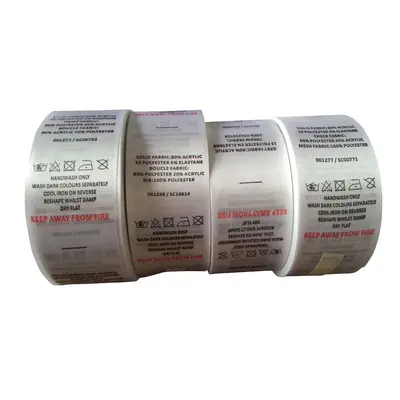 Custom Screen-Printed Garment Care Labels - 5