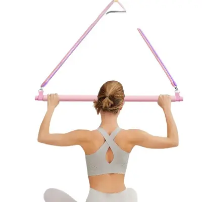 Yoga Resistance Band, Door-Mounted High Pulldown Trainer for Back and Shoulder Exercise - 6
