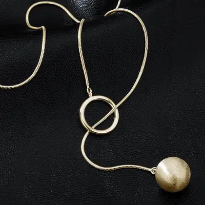 Perlenkette S925 Sterlingsilber verlängerbar Pullover Kette - 11