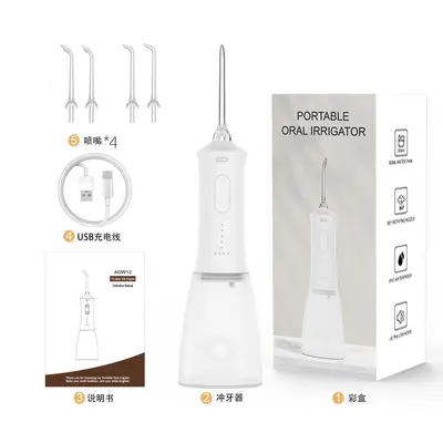 Household Electric Pulse Water Flosser, High-Frequency Portable Dental Water Jet - 7