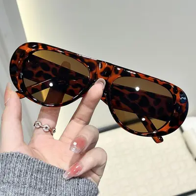 Outdoor-Sonnenbrille mit UV-Schutz, schlichter Fahrerstil für Damen und Herren - 8