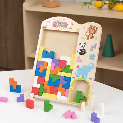 Tetris building blocks puzzle educational toy ages 3+