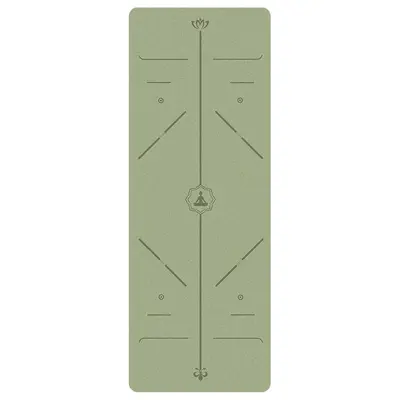 Yeni yükseltilmiş hindistan cevizi lifi buzlu yüksek kaliteli kauçuk PU mat yoga matı çizilmez, kaymaz ve kire dayanıklı ev fitness matı - 7