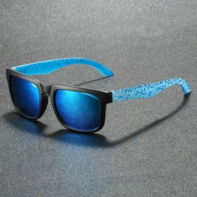 Neue grenzüberschreitende europäische und amerikanische Mode-Sportsonnenbrille polarisierte farbige Herren-Fahrradbrille für Frauen Outdoor-Fahrerbrille