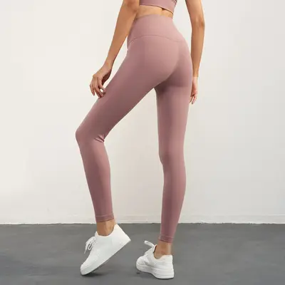 Women's yoga leggings high waist nude-feel pilates fitness pants - 10