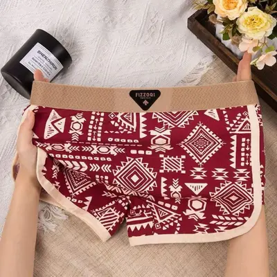 Women's Printed Boxer Briefs, Comfortable Breathable, Plus Size - 7