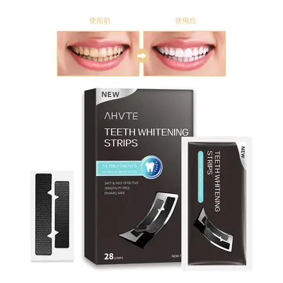 Teeth Whitening Strips, Yellow Stain Removal Tooth Brightening Patches - 6