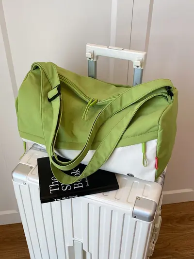 Fitness yoga bag, single shoulder, wet-dry separation