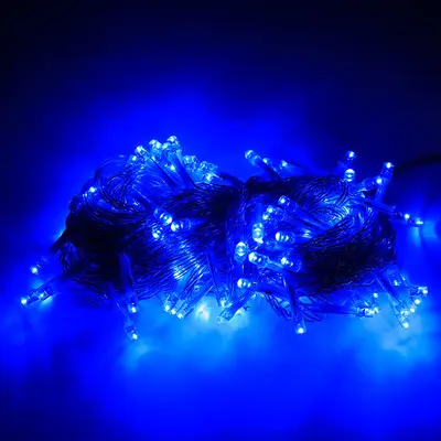 LED renkli ışıklar yanıp sönen ışıklar yıldızlı Noel kamp tarzı avlu düzeni atmosfer ışık dize dış aydınlatma projesi dekoratif ışıklar - 10