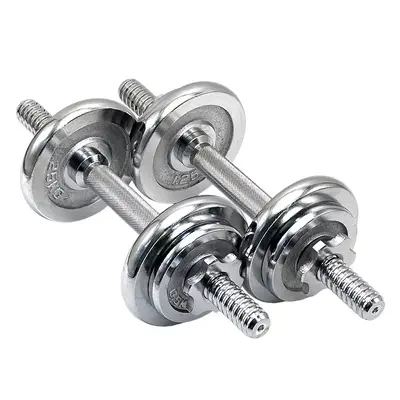Sınır ötesi toptan elektrokaplama dambıl seti spor salonu ev dambıl erkek fitness ekipmanı ayarlanabilir elektrokaplama dambıl - 6