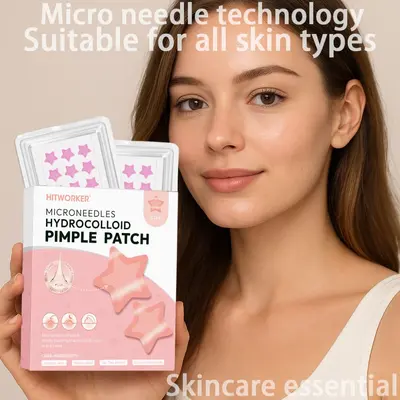 Dissolvable Acne Micro-Crystal Patches with Hyaluronic Acid for Nourishing Skin, Microneedle Acne Patches 9/18pcs