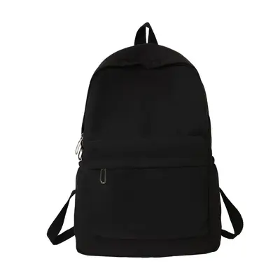 Women's Daily Backpack, Solid Colour, Large Capacity School and Travel Bag - 7